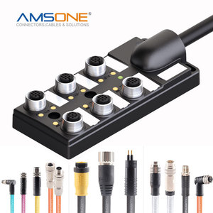Amsone Custom IO Hub Link Master Ethernet Network Blocks Ip Cc-Link I/O I O Módulo de relé y racks Conectores Actuador