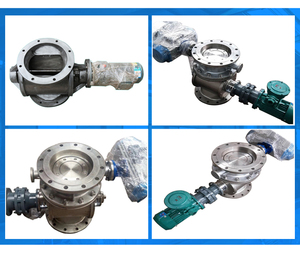 Scaricatore di scarico e valvole di alimentazione rotative Airlock per macchine riempitrici per applicazioni di carbone in polvere, carbonato di sodio e Pellet di alimentazione - Product Image 6