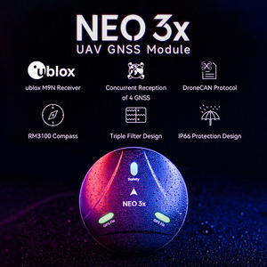 CUAV NEO 3X GPS sistemi modülü Ublox M9N toz geçirmez su geçirmez GNSS Tracker kumandalı olta atıcı tekne araçlar için Drone - Product Image 4