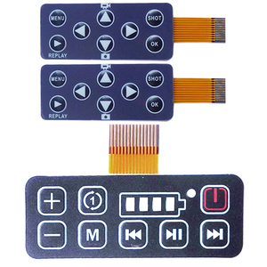 Teclado de membrana Pantalla Película impresa Interruptor PC Botón Panel de película Panel de control Fabricante Ventas directas - Product Image 3