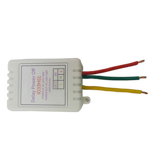 AC 110V 220V 1-480Min Timer disconnessione regolabile Controller di ritardo ritardo di accensione relè di spegnimento AC 220V 7A interruttore di uscita di tensione