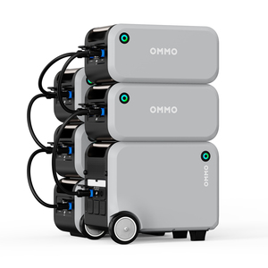 2025新型OMMO家用储能系统800W 1.2kw 2.4kw阳台太阳能系统，带微型逆变器光伏轮毂电池 - Product Image 4