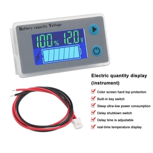 Batteria al piombo per veicoli elettrici batteria al litio programmabile universale 10 v100v quantità elettrica display allarme a bassa tensione