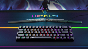 Havit KB881L último Teclado mecánico USB con cable con función impermeable para usuarios de PC y portátiles - Product Image 3