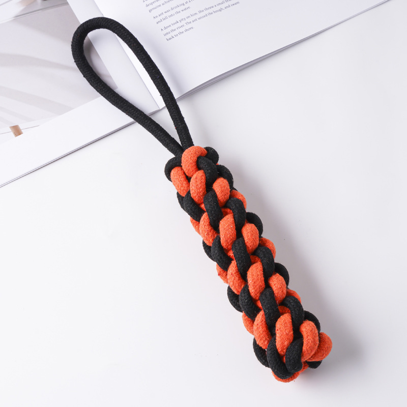 Orange-black hand-held corn cob 30*4cm 90g