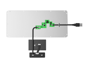 Teclado portátil de silicona resistente IP65 con teclado con retroiluminación táctil - Product Image 4