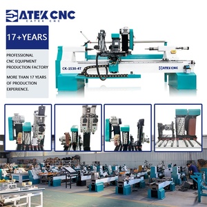 Fully <strong>Automatic</strong> CNC Four-function Woodworking Lathe <strong>Automatic</strong> <strong>Loading</strong> <strong>and</strong> <strong>Unloading</strong> 1500*300mm - Product Image 2