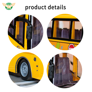 Bus Toy for Kids 27MHZ 4WD Remote Control Toy Plastic <strong>RC</strong> Bus <strong>Model</strong> Toy with Realistic Lights and Rubber Tire - Product Image 4