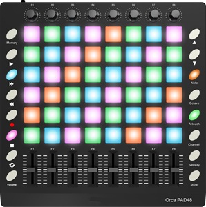 MIDI Pad Music Maker 25 Key Mini Midi Keyboard Controller sistema pa Mini Midi Keyboard con almohadillas con retroiluminación RGB