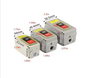 SHUYI BS211B güç kontrol düğmesi anahtarı üç-fazlı Motor başlat düğmesi basın düğmesi anahtarı - Product Image 5