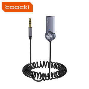 Toocki bluetooth <strong>5.1</strong> Aux Adapter Wireless Car bluetooth Adapter <strong>Usb</strong> <strong>to</strong> 3.5mm Aux Cable for Car Use