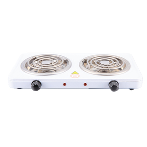 高品质双燃烧器2螺旋线圈家用烹饪热板电金属体炉 - Product Image 5