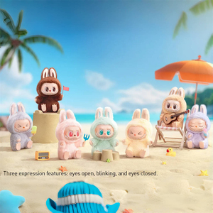 Labubu Exciting Macaron PVC Blind Box Keychain Plush Doll Stuffed <strong>Toys</strong> with Barcode Scan Randomly Assorted From POPMART <strong>Website</strong> - Product Image 2