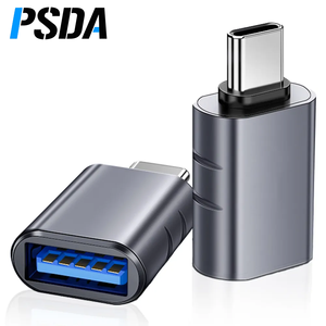 อะแดปเตอร์แปลง USB USB3.0 OTG Type-C USB-C ตัวผู้ไปยัง USB 3.0ตัวเมียสำหรับ Samsung S20 Huawei ขั้วต่อ usbc OTG - Product Image 1