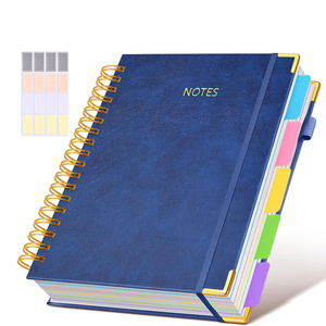 Removable 300 Sheet Hardcover Spiral PU <strong>Notebook</strong> Journal Leatherbound B5 <strong>Notebook</strong> for Vocational School <strong>Notes</strong>