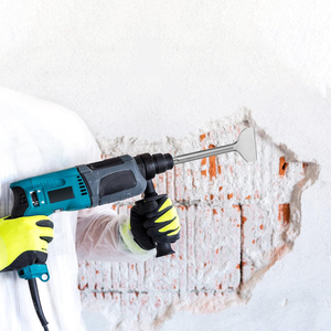 SDS Max 3" X 12" <strong>Tile</strong> <strong>Removal</strong> <strong>Chisel</strong> Bit, Angled <strong>Crank</strong> Wide Head Scapping Tool for Floor Wall <strong>Removal</strong> Concrete Demolition Work - Product Image 5