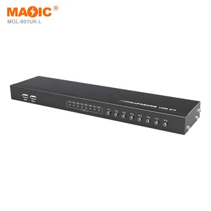 1080p Kvm Vga交换机8端口Usb2.0 Kvm交换机，带桌面控制器视频切换器 - Product Image 2