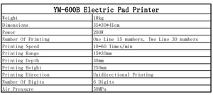 Oil <strong>Ink</strong> Cup Printing Machine YM-600B Small Logo Pattern Trademark Printer for Date <strong>Code</strong> - Product Image 6