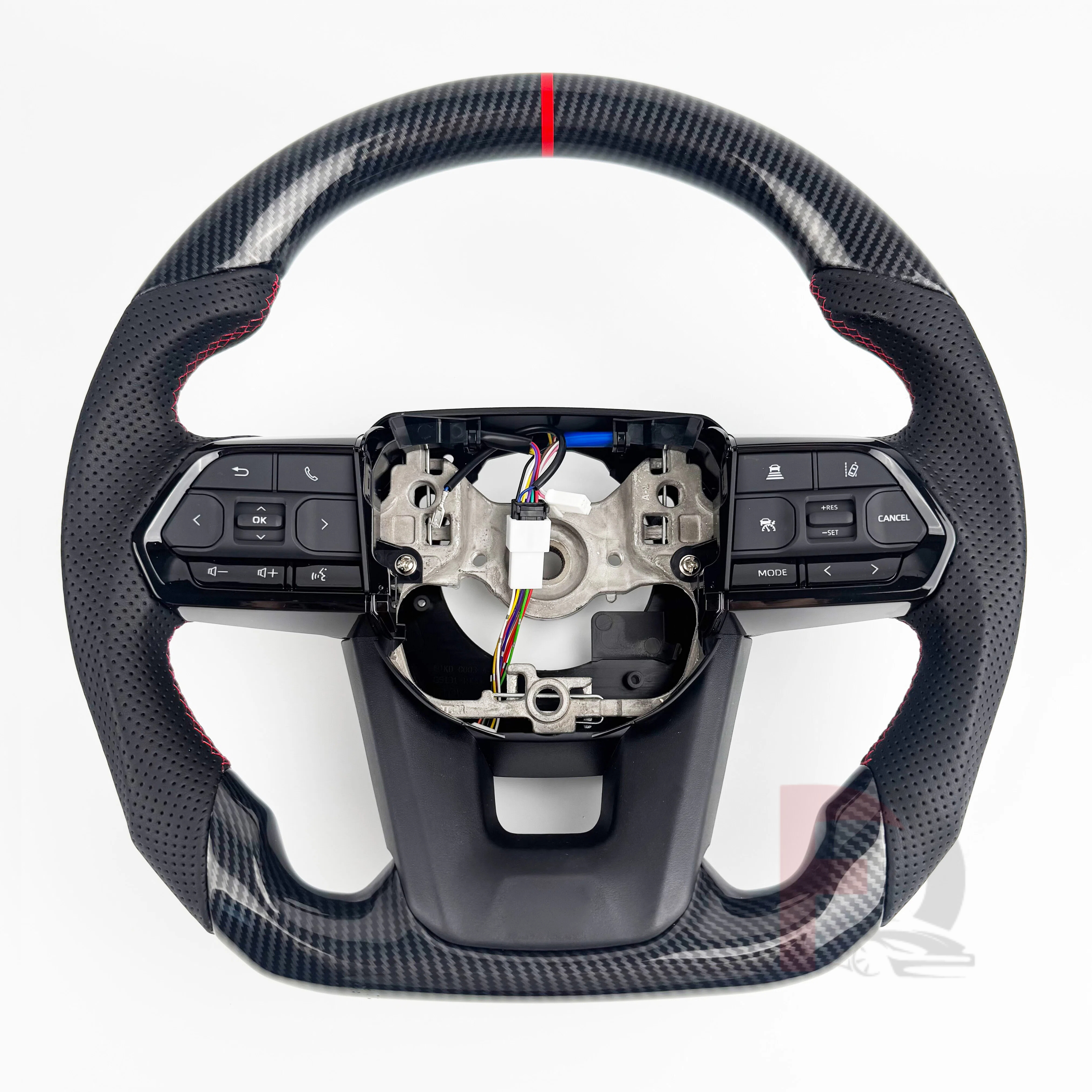 Carbon Fiber with red center marker