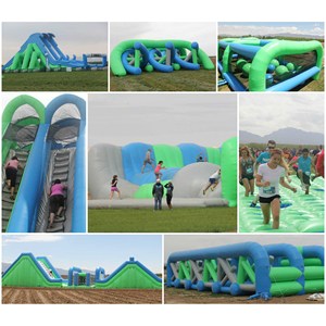 Blow up Outdoor Inflatable Water 5k Obstacle Course Games for Kids <strong>Fun</strong> Keep Families <strong>Close</strong> - Product Image 6