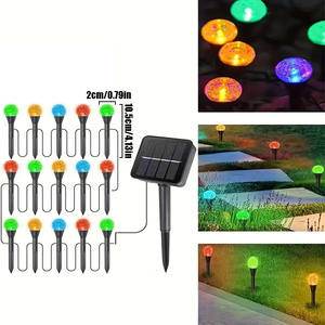 ソーラーホタルガーデンライトモダンシンプルな雰囲気景観挿入屋外LED防水ライト2025