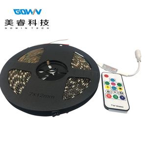 智能5V 12v远程发光二极管变色灯，带WS2812B IP65发光二极管SMD5050发光二极管条，用于发光二极管电视背光 - Product Image 6
