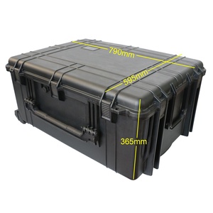 优质大型飞行塑料硬壳IP67防水行李箱带泡沫运输工具箱 - Product Image 3