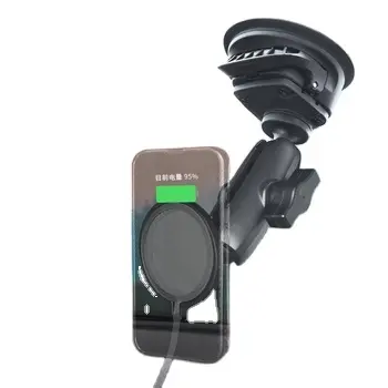 Vente chaude 1 "Rotule Twist-Lock Ventouse Mount avec Adaptateur Magsafe Magnétique pour Iphone