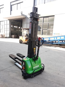 Hyder 1300kgs 1,6 M apilador de carga automática apilador de montacargas portátil suministro del fabricante para carga/descarga de contenedores