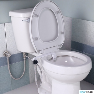 2024新しいデザイン超薄型冷水ビデアタッチメント非電気ワンノブコントロールビデトイレアタッチメント - Product Image 6