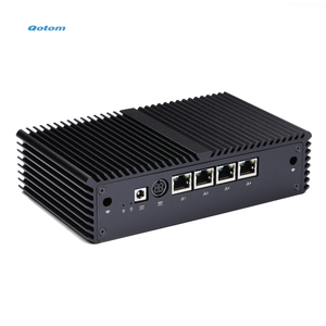 QotomJ3455クアッドコアプロセッサ4 Intel I211-AT LAN POE 48VDCジャックデスクトップコンピューターOPNsense pfSenseファイアウォールミニPC - Product Image 3