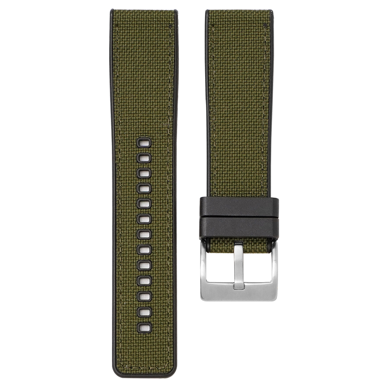 Army-Green+Silver Buckle