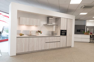 Kabinet dapur rumah rakitan sendiri laminasi desain dapur tinggi Modern buatan Tiongkok - Product Image 6