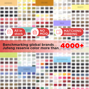 Oeko Chứng Nhận 325gsm Cực Fleece TC Dệt Kim Vải 32% Cotton 68% Polyester Nặng Hoodie Cho Trẻ Em Người Lớn Đồng Bằng Cho Áo Sơ Mi - Product Image 3