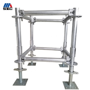 Multifuncional Tamanhos Padrão Ringlock Andaimes utilizados na Construção