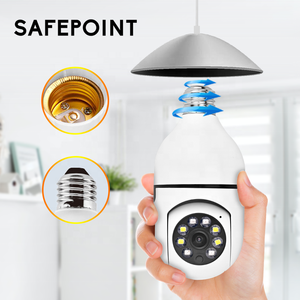 360 gradi panoramica Mini rete di sicurezza domestica CCTV telecamera HD visione notturna 2MP CMOS PTZ funzione-fiala lampadina senza fili - Product Image 1