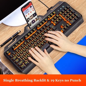 Teclado y ratón para juegos V2, juego de Teclado mecánico con cable, retroiluminación RGB, para juegos de ordenador - Product Image 5