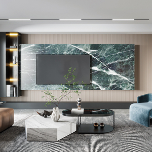 आधुनिक डिजाइन लिविंग रूम फर्नीचर लकड़ी के टीवी कैबिनेट दीवार माउंट यूनिट डिजाइन टीवी स्टैंड - Product Image 5