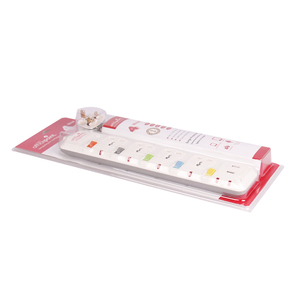 Prezzo a buon mercato Universale Multi Plug Sockets 3 Presa Power Strip Interruttore Individuale con 2 USB