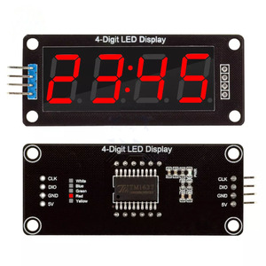 TM1637 LED-Anzeige modul für Arduino 4 Digit 7 Segment 0,56 Zoll Zeit schalt uhr Röhren modul Rot Blau Grün Gelb Weiß