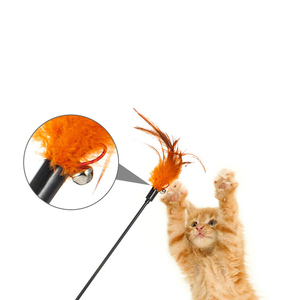Großhandel benutzer definierte 5-Muster wiederauf ladbare interaktive Katze Laser Zeiger Spielzeug Haustier interaktive Bewegung Feder Teaser - Product Image 6