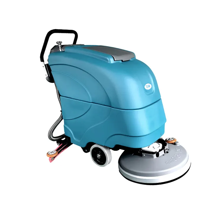 Cleaning Machines Battery Hand Walk Behind Floor Scrubber Autoscrubber Concrete Marble Tile Granite Floor Sweeper Electric 1050W