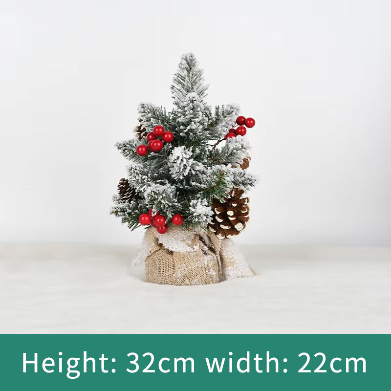 30cmpvc snow spray christmas tree