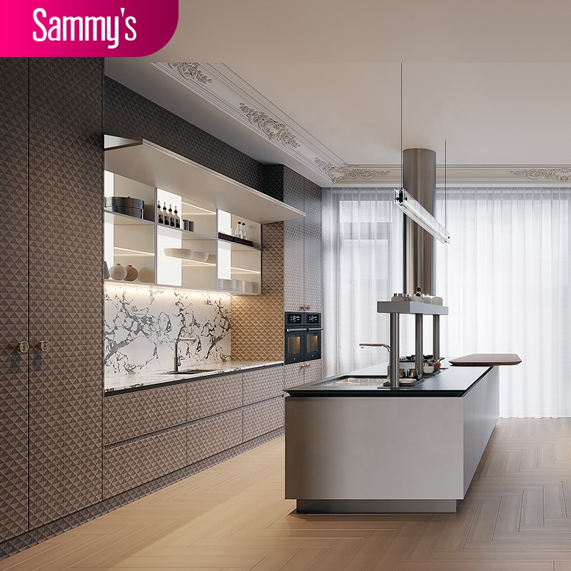 Modern Lacquer Kitchen Cabinet