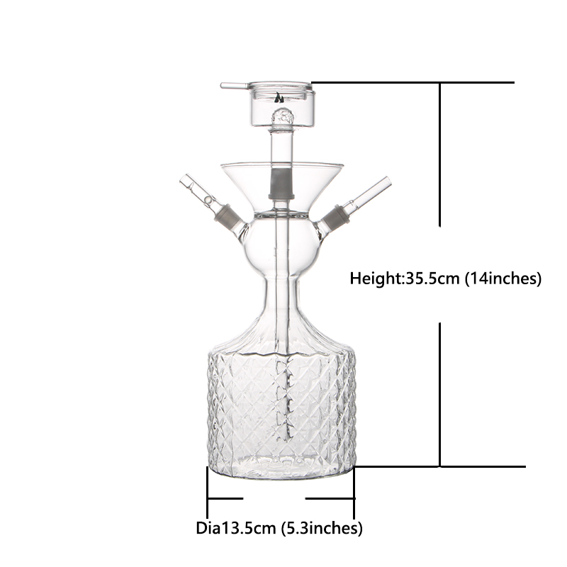 Hookah de 14 pulgadas con bolsa