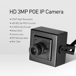 REVODATA 3MP PoE迷你IP摄像机3.6毫米镜头75 FOV微型迷你安全网络摄像机 (I706-P-FHW) - Product Image 2