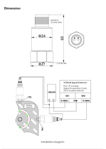 0-10mm/s vibration <strong>sensor</strong> supplier vibration transmitter 4-20ma <strong>analog</strong> <strong>output</strong> industrial motor vibration monitoring <strong>sensor</strong>