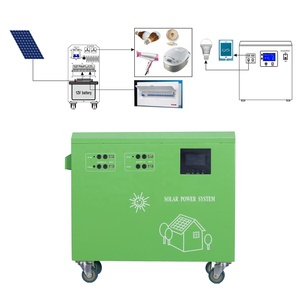 Tragbare DC AC Hybrid Solar Wechsel richter Ladegerät Batterie USV Energie speicher Generator System Box Kit PWM Controller Regler - Product Image 3
