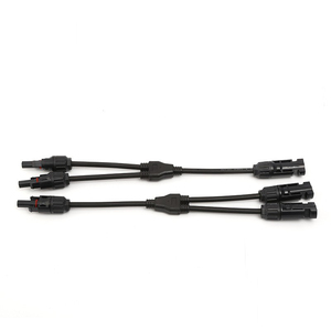 Y Photovoltaic Connector Y-tee <strong>One</strong>-two Solar Cell Module PV Connectors Male and Female <strong>Parallel</strong> - Product Image 1