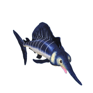 Custom Wholesale Sailfish <strong>Plush</strong> Toy Sea Animal Hot Sale Cute Blue Marlin Aquarium Souvenir Whale Shark <strong>Plush</strong> Toy
